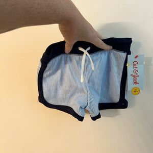 Cat & Jack Navy and Light Blue Shorts